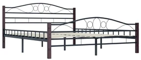 Giroletto nero in metallo 200x200 cm