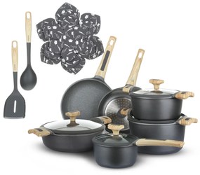 Batteria di pentole 15 pezzi Evolution