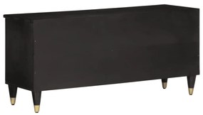 Mobile porta tv 100x33x46 cm in legno massello di mango