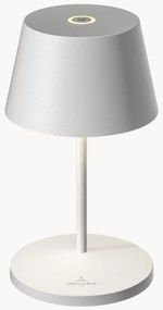 Lampada da tavolo a LED dimmerabile in & outdoor con batteria e stazione di ricarica Seoul 2.0, Ø 11 cm x Alt. 20, Ø 11