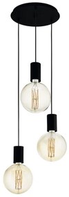 Eglo 98663 - Lampadario a sospensione con filo POZUETA 3xE27/40W/230V