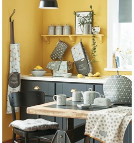 Guanti da cucina in cotone grigio Purity - Cooksmart ®