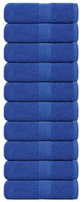 Asciugamani Per Sapone 10 Pz Blu 30x30 Cm 360 G/m² 100% Cotone /