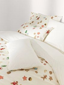 Copripiumino in cotone percalle di design Cookies di Kera Till