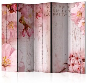 Paravento Pink apple blossoms II [Room Dividers]
