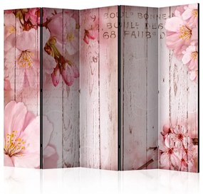 Paravento  Pink apple blossoms II [Room Dividers]  Colore ---, Dimensioni e Misure 225x172