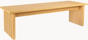 Tavolino da salotto in legno di quercia Stripe, 120 x 60 cm