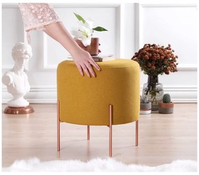 Sgabello in colore senape Copper - Artie