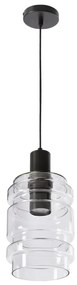Lampada a sospensione RADON 1xE27/40W/230V trasparente