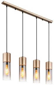 Globo 21000-4HCA - Lampadario a sospensione su cavo ANNIKA 4xE27/25W/230V