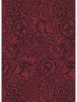 Morris & Co Carta da parati Poppy - Claret