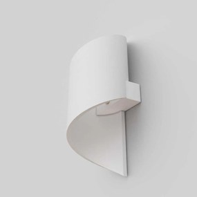 Applique a Spirale da Parete in Gesso Pitturabile G9