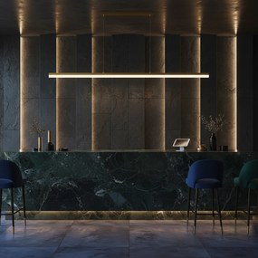 Lampada da soffitto LED APP1697-CP 200 cm Brush Gold