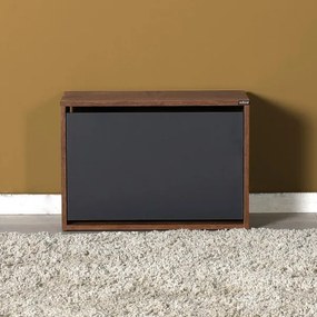 Mobile per scarpe 42x60 cm marrone/antracite