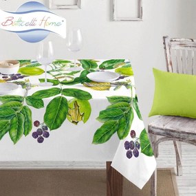 Tovaglia Varie Misure Botticelli Home Digital Fruit  Colore Unico, Dimensioni e Misure Tavola 12 Persone