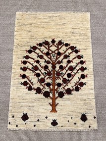Loribaft Tappeto 60 x 90 Beige (Iran) Annodato A Mano