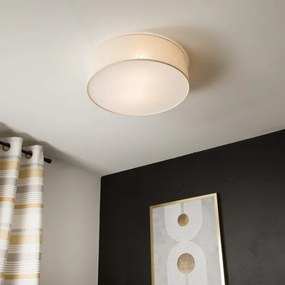 Plafoniera SIRJA DOUBLE 4xE27/15W/230V diametro 45 cm color crema