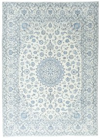 Nain Tappeto persiano 340x240 Beige (Iran) Annodato A Mano