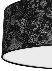 Plafoniera SATINO 3xE27/60W/230V nera/grigia