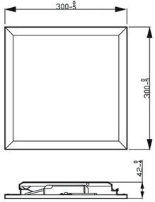 Philips - Plafoniera LED dimmerabile SLIM SCENE SWITCH LED/12W/230V 4000K