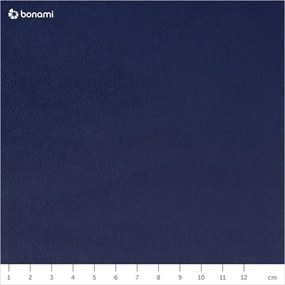 Divano in velluto blu scuro Bean - EMKO
