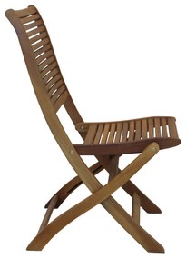 MULIER - sedia da giardino pieghevole in legno massiccio di acacia