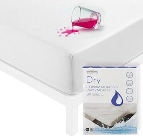 Coprimaterasso singolo impermeabile e assorbente Dry