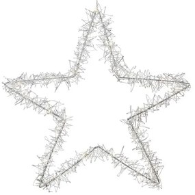 Decorazione luminosa per esterni con motivo natalizio in argento ø 46 cm Tangle - Markslöjd