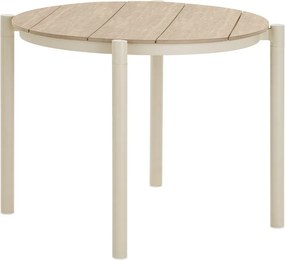 Tavolo da pranzo da giardino rotondo in metallo ø 90 cm Abela – House Nordic