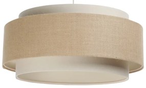 Lampadario a sospensione con filo DOBLO 1xE27/60W/230V beige/color crema