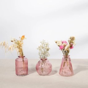 Vaso in vetro rosa Bud - Sass &amp; Belle