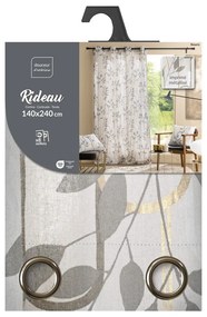 Tenda grigia 140x240 cm Roseris – douceur d'intérieur