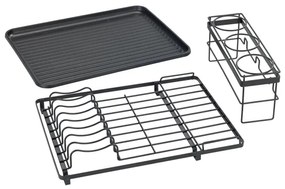 WENKO 54798100 - Scolapiatti AMY 42,5x31,5 cm nero