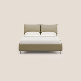 Elsa letto imbottito con vano contenitore in tessuto smacchiabile T05