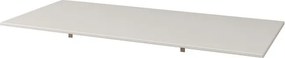 Top per lavabo Domino BADEN HAUS L 101 x H 1 x P 46 cm bianco mdf, opaco