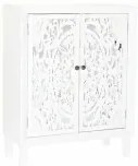 Credenza DKD Home Decor Bianco Specchio Abete MDF (80 x 35 x 102 cm)