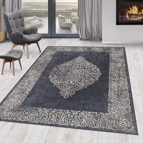 Passatoia lavabile antracite 80x250 cm Fiesta - Ayyildiz Carpets