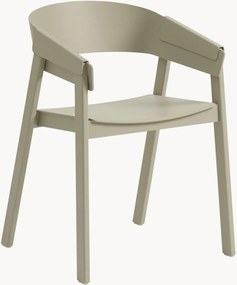 Sedia da pranzo in legno con braccioli Cover