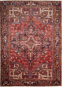 Heriz Tappeto persiano 340 x 240 Rosso (Iran) Annodato A Mano