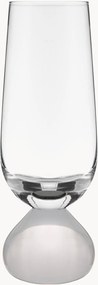 Set di 2 bicchieri da champagne in cristallo fatti a mano Zephyr