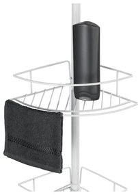 Mensola telescopica angolare in acciaio inox bianco per il bagno Dolcedo - Wenko