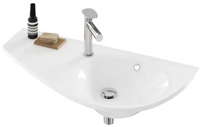 Ravak XJ1L1100000 - Lavabo sospeso AVOCADO 85x45 cm marmo colato/bianco