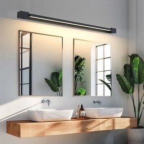 Brilagi-LED Illuminazione per specchio da bagno AQUA LINE LED/36W/230V 120 cm IP44 nero