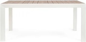 Tavolo Allungabile Da Esterno In Alluminio 100x160-240 Cm Belmar Vapor YK15 Bizzotto
