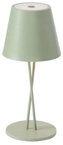 Janea Cross Portable Lampada da Tavolo Dim. IP54 Verde - Lindby