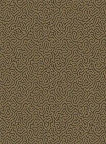 Cole & Son Carta da parati Vermicelli - black/ bronze