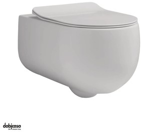 Kerasan " Flo 54 " Wc Sospeso Bianco Lucido Senza Brida