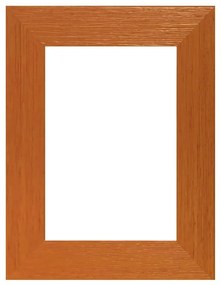 Cornice70x100 cm in legno arancione lucido Color