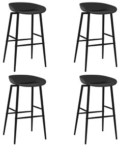 Sedie Da Bar 4 Pz Nere /