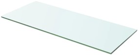 Mensola in vetro trasparente 60x20 cm